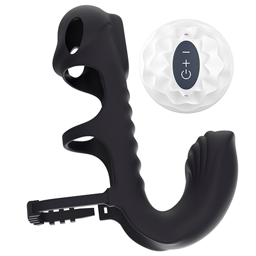 撸爽夫妻共震阳具套